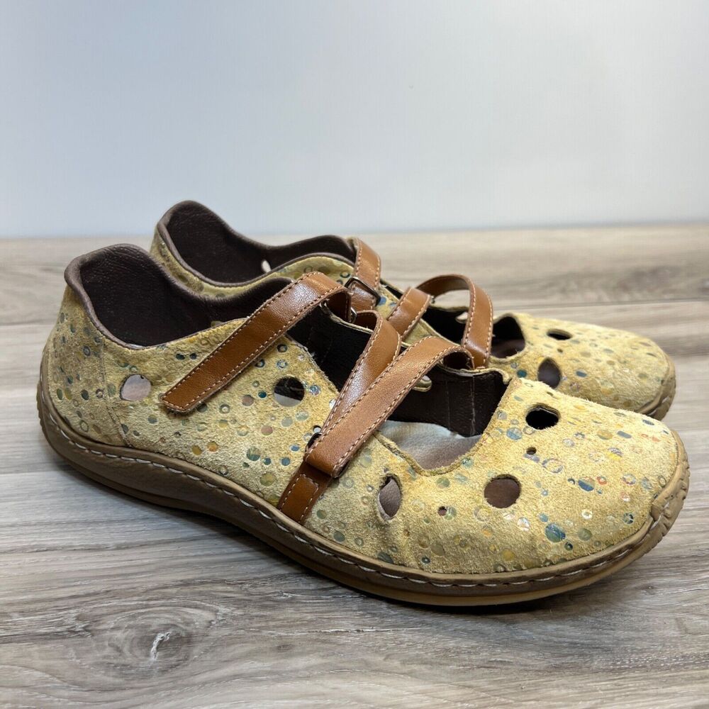 Rieker Antistress Mary Jane Comfort‎ Shoes Hook Loop Womens Size 40 US 8.5